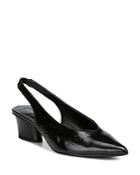 Donald Pliner Women's Gema Pointed Toe Patent Leather Mid-heel Pumps