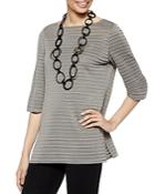 Misook Ribbed Knit Tunic Top