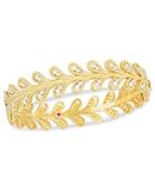 Roberto Coin 18k Yellow Gold Byzantine Barocco Diamond Vine-motif Bangle Bracelet