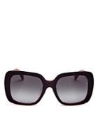 Rag & Bone Women's Square Sunglasses, 55mm