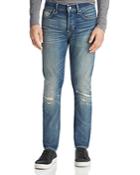 Hudson Axl Skinny Fit Jeans In Mndd