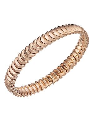 Chimento 18k Rose Gold Armillas Collection Ridge Curve Bracelet