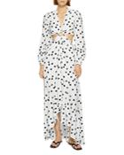 Jonathan Simkhai Jaelynn Printed Cutout Maxi Dress