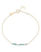 Adina Reyter 14k Yellow Gold Turquoise & Diamond Bar Bracelet