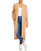 1.state Waffle-knit Duster Cardigan
