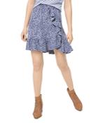 Michael Michael Kors Ikat-print Ruffled Mini Skirt