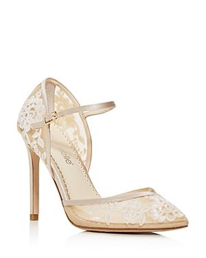 Bella Belle Women's Claudia Embroidered Mary-jane Pumps