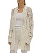 Helmut Lang Crochet Button Front Shirt