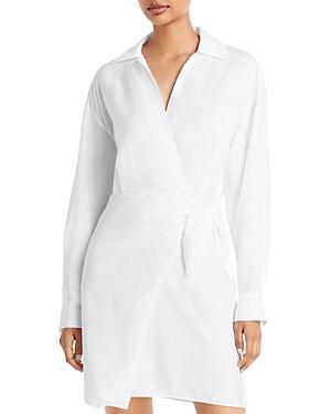Vince Wrap Shirt Dress