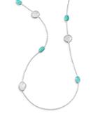 Ippolita Sterling Silver Rock Candy Luce Station Necklace, 37