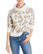 Aqua Knit Animal Print Sweater - 100% Exclusive