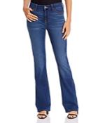 Jen7 By 7 For All Mankind Slim Bootcut Jeans In Classic Medium Blue