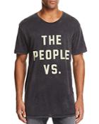 The People Vs. Distressed Logo Graphic Tee