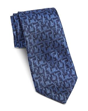 John Varvatos Star Usa Fillmore Textured Corners Silk Classic Tie