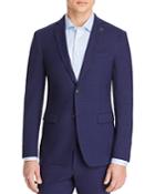 John Varvatos Star Usa Bleecker Wool-linen Tonal Plaid Slim Fit Suit Jacket