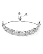 Argento Vivo Lace Knot Adjustable Bracelet In Sterling Silver