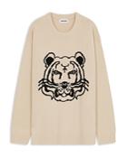 Kenzo K-tiger Wool Reversible Regular Fit Crewneck Sweater