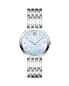Movado Esperanza Diamond Silver-tone Watch, 28mm