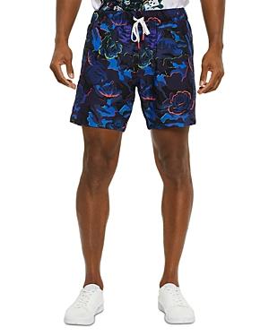 Robert Graham Camouflage Floral Print Swim Trunks