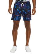 Robert Graham Camouflage Floral Print Swim Trunks