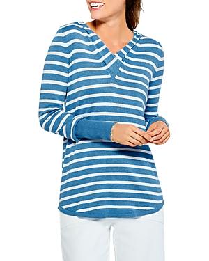 Nic+zoe Striped Vital Hoodie