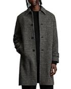 Allsaints Dahl Wool Blend Houndstooth Coat