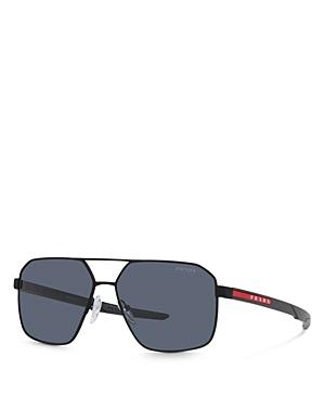 Prada Men's Irregular Square Sunglasses, 60mm