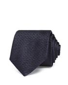Armani Collezioni Diagonal Zigzag Classic Tie