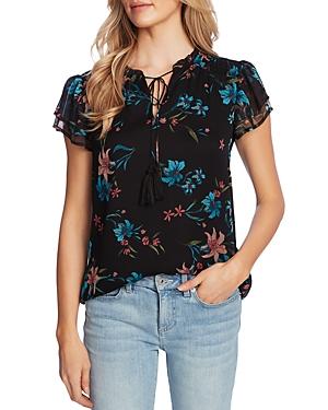 Cece Expressive Lilli Tassel-tie Top