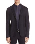 Armani Collezioni Tonal Marled Classic Fit Sport Coat