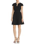 Rebecca Taylor Textured Fit-and-flare Dress