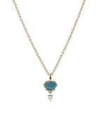 Nadri Mari Small Pendant Necklace In 18k Gold-plated & Ruthenium-plated Sterling Silver, 16