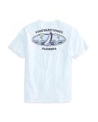 Vineyard Vines Florida Short Sleeve Sailboat Waves Pocket Tee