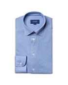 Eton Cotton Pique Solid Slim Fit Casual Shirt
