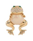 Carolee Hugging Frog Pin