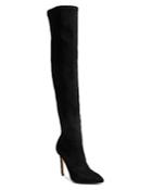 Karen Millen Women's Pointed Toe Studded High-heel Boots