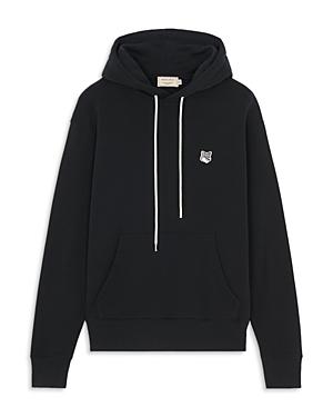 Maison Kitsune Gray Fox Head Patch Classic Hoodie