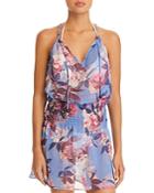Becca By Rebecca Virtue Orchid Bloom Dress Swim Cover-up