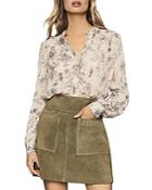 Reiss Ruby Floral Print Blouse