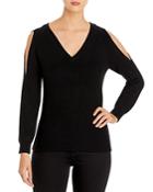 Single Thread Cold Shoulder Sweater