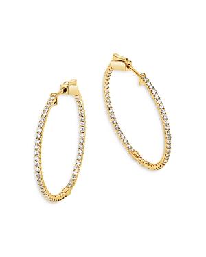 Bloomingdale's Diamond Inside-out Hoop Earrings In 14k Yellow Gold, 1.0 Ct. T.w. - 100% Exclusive