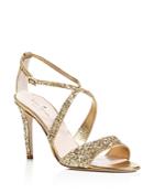 Kate Spade New York Felicity Glitter Crisscross High Heel Sandals