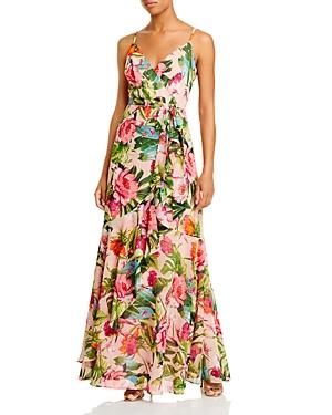 Eliza J Sleeveless Chiffon Maxi Dress