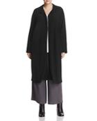 Eileen Fisher Plus Spread-collar Duster Coat