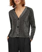 Whistles Sparkle Button Front Cardigan