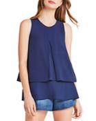 Bcbgeneration Pleated Tiered Tank