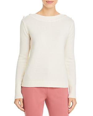 Max Mara Pelota Button Trim Sweater