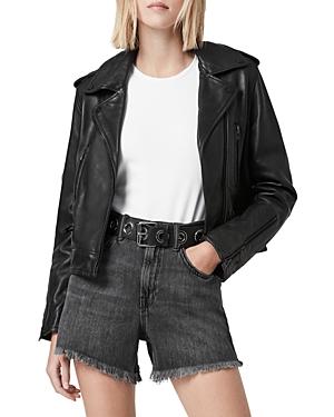 Allsaints Lindell Leather Moto Jacket