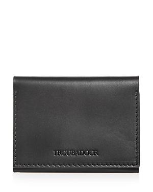 Troubador Leather Flip Card Wallet