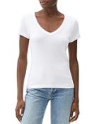 Michael Stars Nikki V Neck Cotton Tee